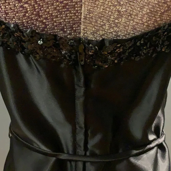 Ten Karats black satin sequin trim camisole, small - Picture 6 of 7
